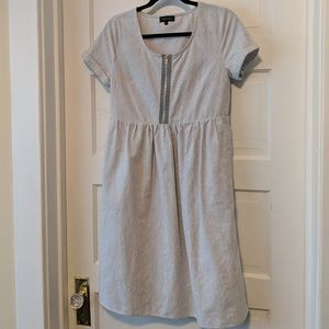 Roolee striped zip front dress